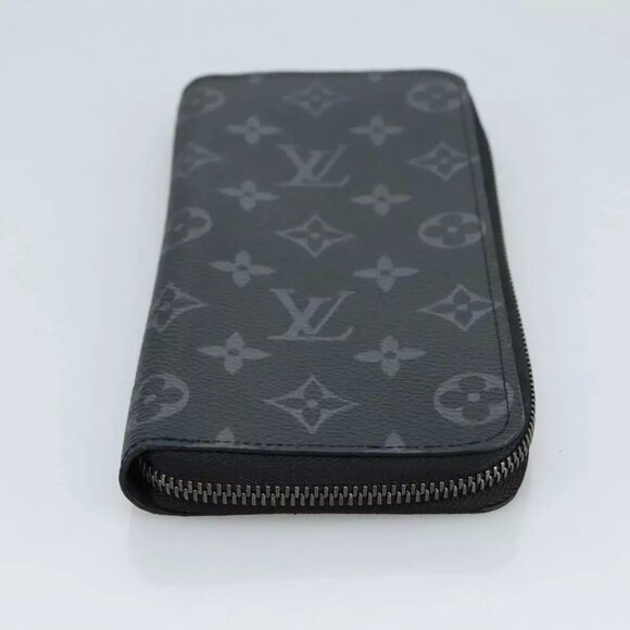 LOUIS VUITTON Monogram Eclipse Zippy Wallet Vertical Wallet - Picture 9 of 16